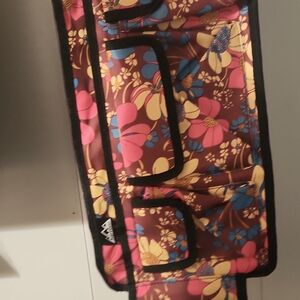 Supre Gear Floral Boho WALKER BAG, Velcros To A Walker. Pockets And Zipper Stora